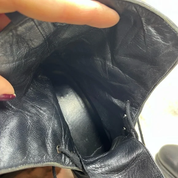 Prada Black Combat & Moto Boots - Picture 5 of 9
